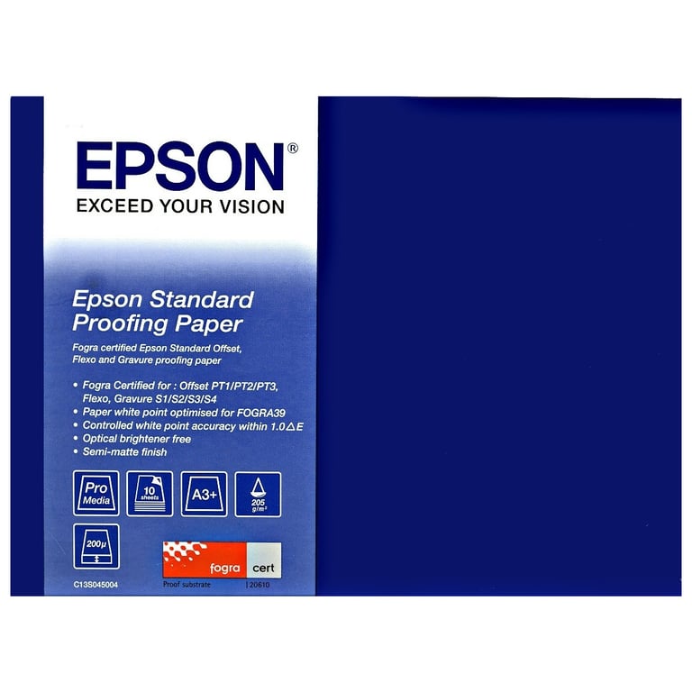 Epson Proofing Paper Standard Semi 9 mils Rouleau 43 2 cm x 30 5 240 gm² 1 rouleau x papier épreuve pour SureColor SC P10000 P20000 P6000 P7000 P7500 P8000 P9000... - vue 3