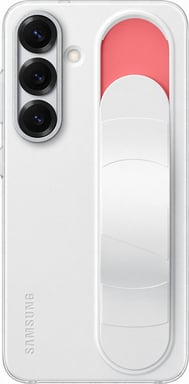 Custodia in silicone per Galaxy S25 con cinturino e supporto