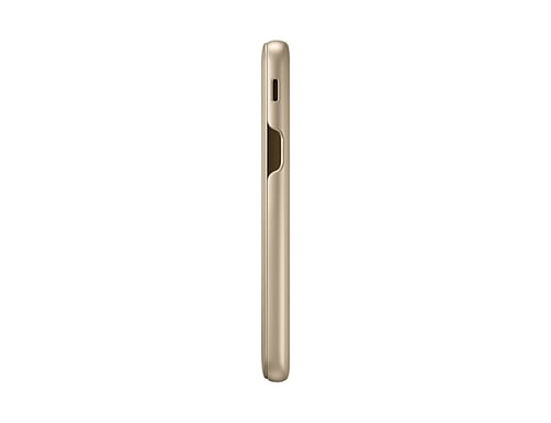 Samsung EF-WJ600 coque de protection pour téléphones portables 14,2 cm (5.6'') Étui avec portefeuille Or Samsung Galaxy J6 (2018)