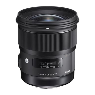 Sigma 24mm / f 1.4 DG HSM Art Sony FE MILC / SLR Objetivo ancho Negro