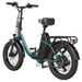 DYU C9 Bicicletta elettrica pieghevole 250W 48V 15,6Ah Verde
