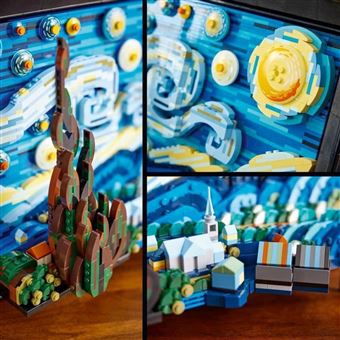 LEGO Ideas Vincent van Gogh Sternennacht - vue 5