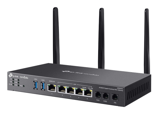 TP Link DR3650v Router VPN Gigabit Wi Fi 6 3000 Mbps con Sicurezza Avanzata - vue 4
