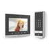 EXTEL Visiophone filaire Extel Code - Avec digicode intégré (encastrable ou en saillie)