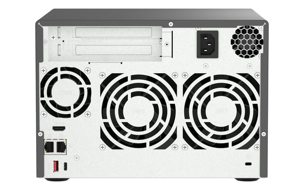 QNAP TVS-H674T-I5-32G serveur de stockage NAS Tower Intel® Core™ i5 i5-12400 32 Go DDR4 HDD QNAP QTS Noir