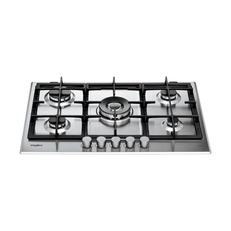 Plaque Gaz Whirlpool GMAL 7522/IXL – 5 Foyers Acier Inox 73 cm - vue 4