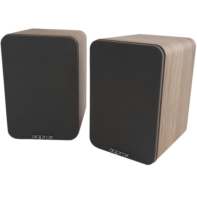 Haut-Parleur Approx APPSPK02WD – 60 W RMS, Avec Fil & Sans Fil, Bois