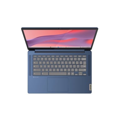PC Portable Chromebook  IdeaPad Slim 3 14M868 - Chrome OS - 14'' FHD - MTK 520 - RAM 4 Go - Stockage 128 Go - AZERTY