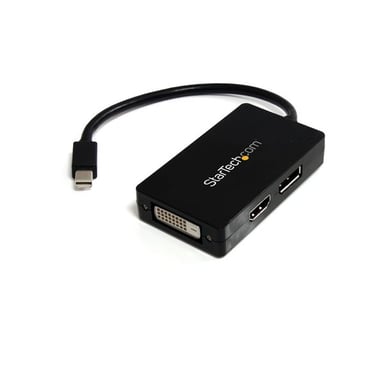 StarTech.com Adattatore da viaggio da Mini DisplayPort a DVI / DisplayPort / HDMI - Convertitore video 3 in 1