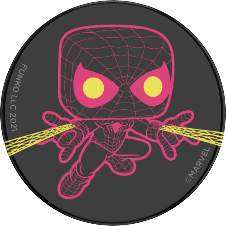 PopSockets Grip SPIDER-MAN NEON colourful