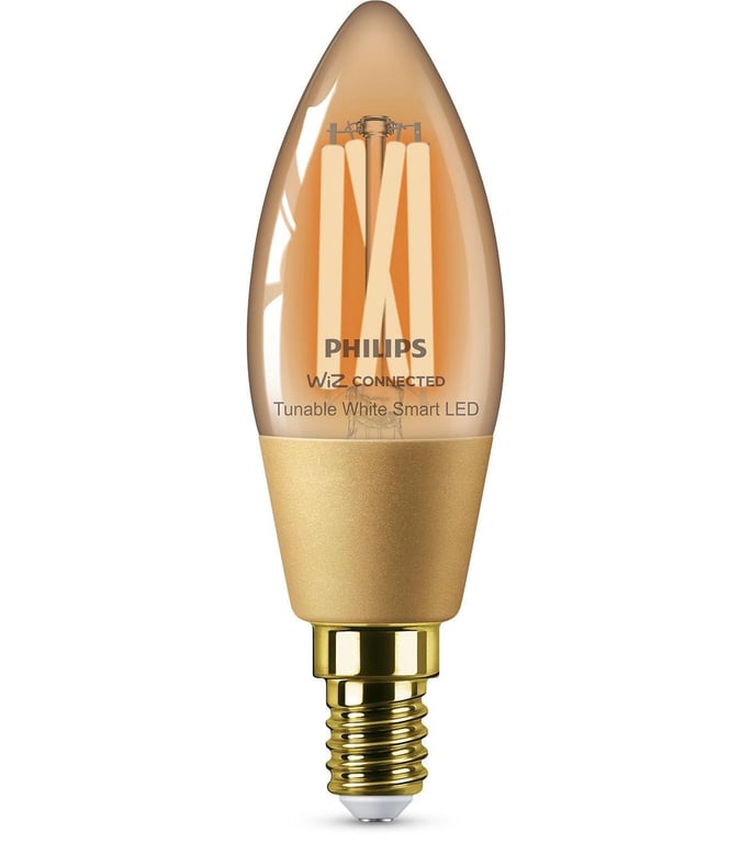 Ampoule Connectée Philips Hue E14 Flamme – 4.9W, Lumière Variable - vue 1