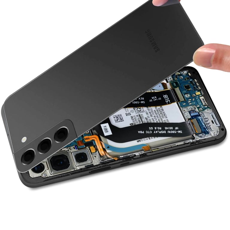 Cache Batterie Samsung Galaxy S22 Plus Originale Samsung or avec lentille Neuf - vue 5