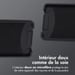 imoshion Coque arrière Color avec cordon amovible et MagSafe pour Samsung Galaxy S25 Ultra - Noir