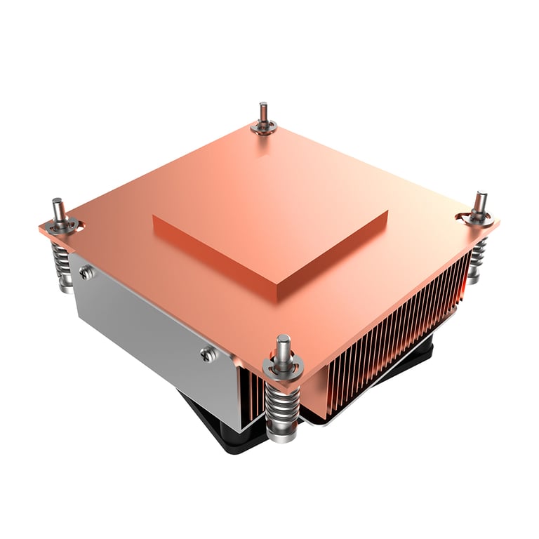 Akasa Ak cc7402bt01 2u Low Profile Cpu kühler Sockel Lga 1700 - vue 4