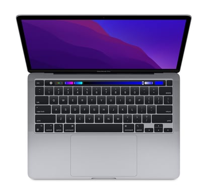 MacBook Pro M1 (2020) 13.3', 3.2 GHz 256 Go 16 Go  Apple GPU 8, Gris sidéral - AZERTY