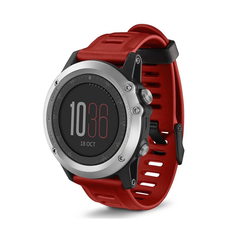Bracelet pour Garmin Fenix 3 HR/6X GPS/5X Saphir/Descent MK1 Red - Neuf