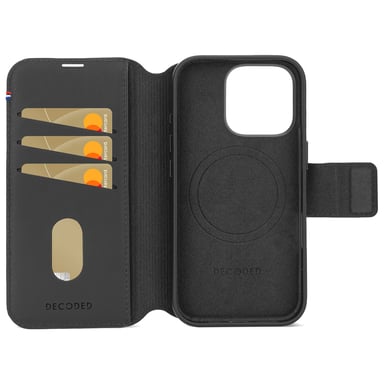 Decoded Leather Detachable Wallet Case funda para teléfono móvil 15,5 cm (6.1'') Funda cartera Negro