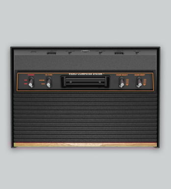 Atari 2600+ Noir, Orange