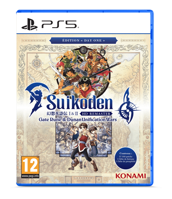 Suikoden 1 & 2 HD Remaster Day One Edition PS5 - Neuf