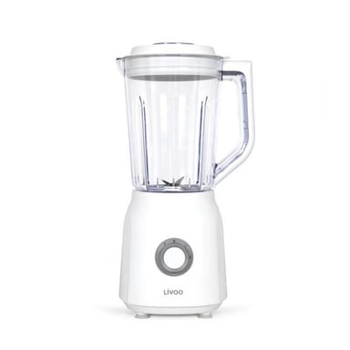 Blender - LIVOO - 1,5 L - 600 W - 22 000 tours/min - 2 vitesses - Turbo blanc