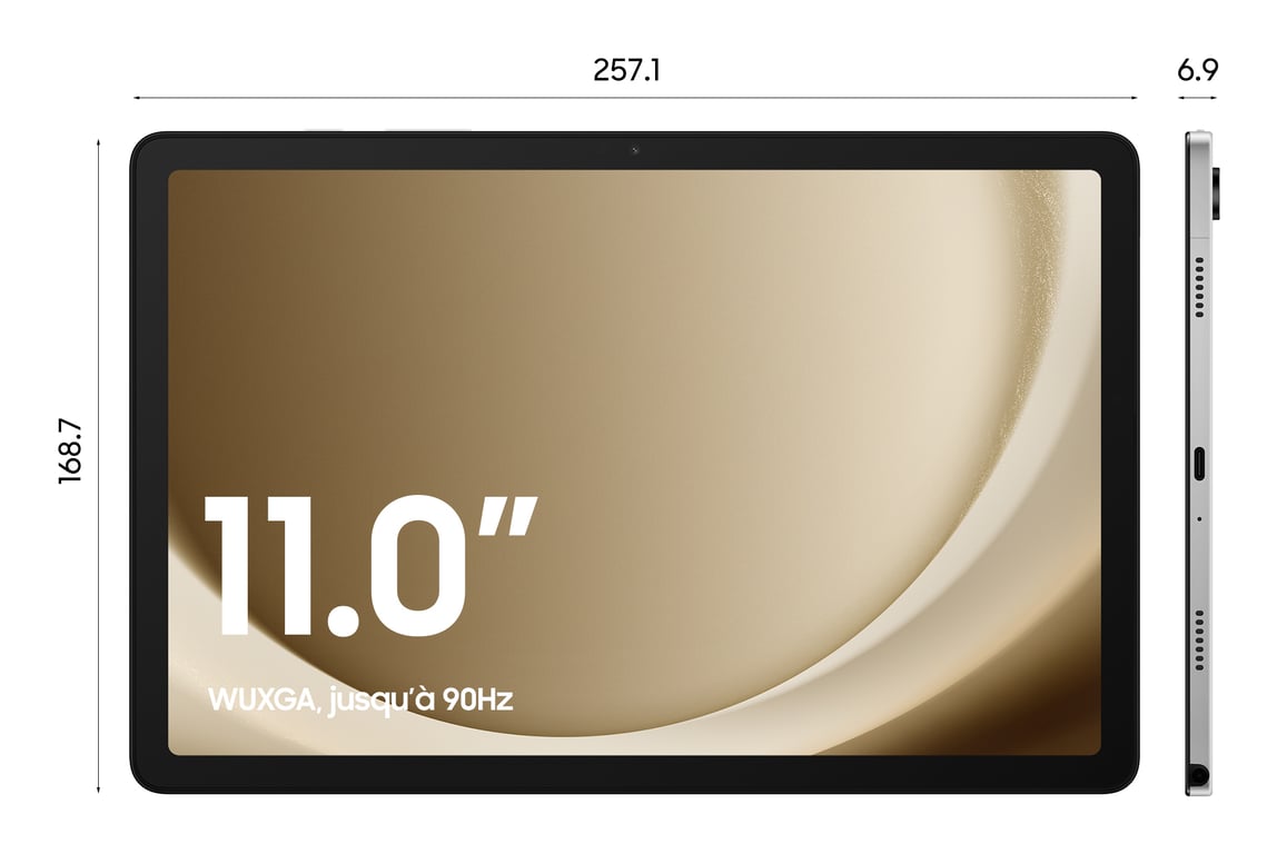 Galaxy Tab A9+ (11 ) Wifi 128 Go, Argent - Neuf