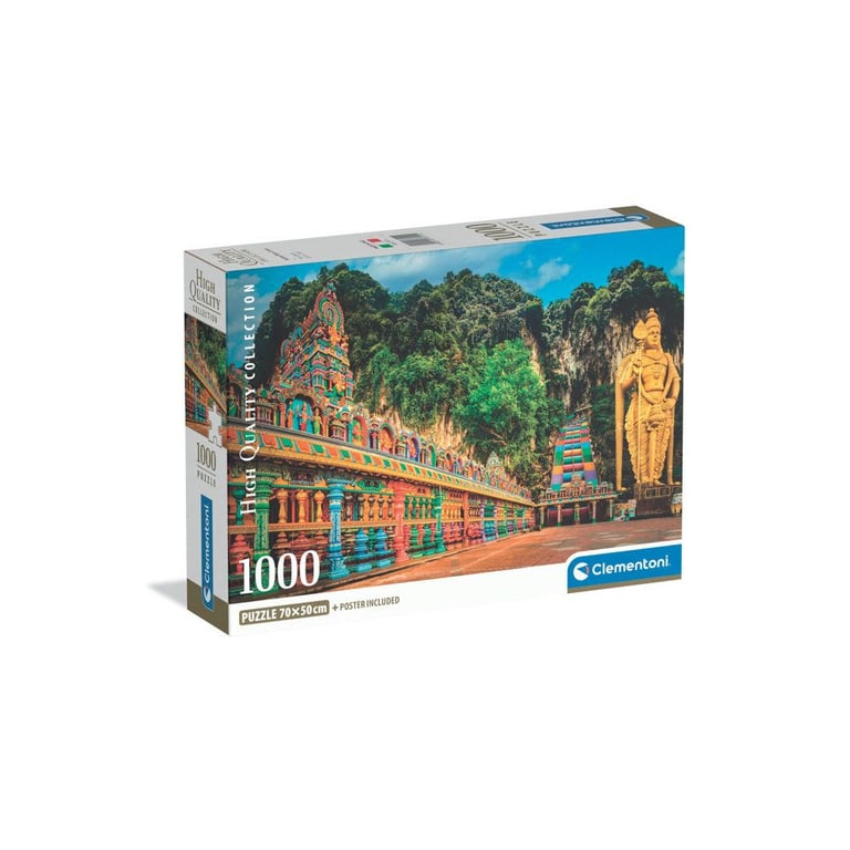 Puzzle 1000 pièces : Grottes peintes de Batu Clementoni Puzzles - vue 1
