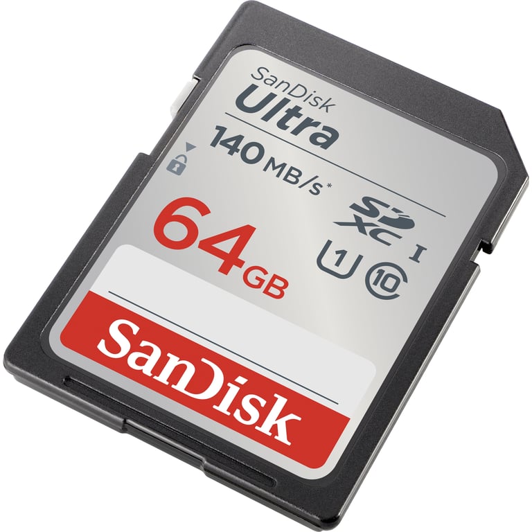 SanDisk Ultra 64 Go SDXC UHS-I Classe 10 - Neuf