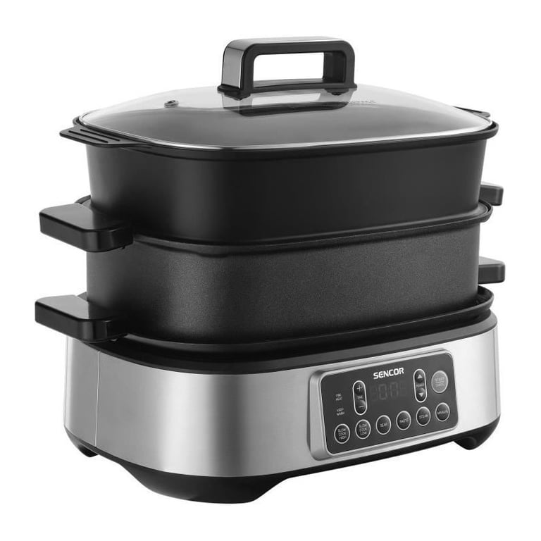 Mijoteuse SENCOR SPR 6300BK – Multifonction, 6 L, 5 Programmes de Cuisson - vue 4