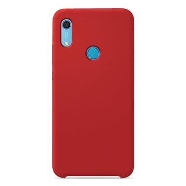 Coque silicone unie Soft Touch Rouge compatible Huawei Y6S