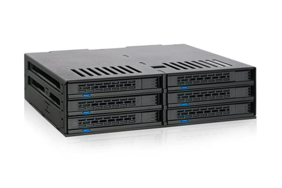 Icy Dock MB326SP-B boîtier de disques 0 To Rack (1 U) Noir