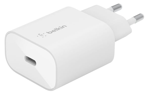 Belkin WCA004VF1MWH-B6 Caricabatterie per telefoni cellulari Bianco USB a carica rapida per interni