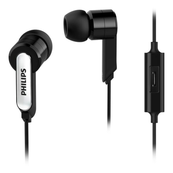 Philips SHE1405BK/10 écouteur/casque Écouteurs Avec fil Ecouteurs Appels/Musique Noir - Neuf