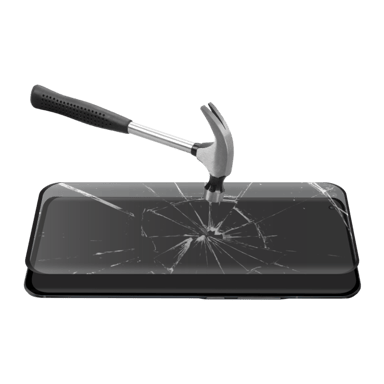 Protezione dello schermo in vetro temperato da bordo a bordo per Xiaomi Mi 11/11 Ultra, nero