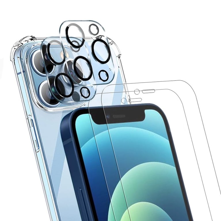 Verre Trempé Protection Caméra IPhone 14 13 12 11 Pro MAX - Transparent - Neuf Sous Blister