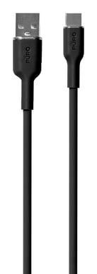 PURO PUUSBCICONBLK cable USB 1,5 m USB A USB C Negro