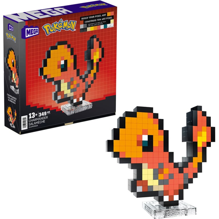 MEGA Pokémon Pikachu Pixel Art HTH74 - vue 2