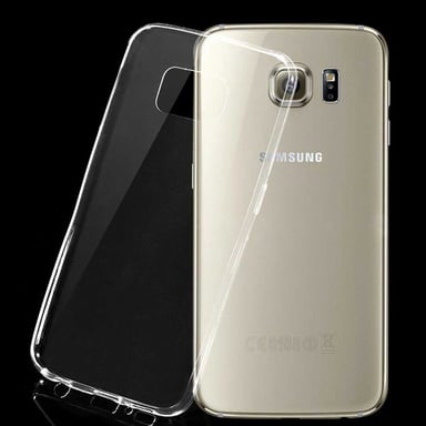 Coque silicone unie Transparent compatible Samsung Galaxy S6