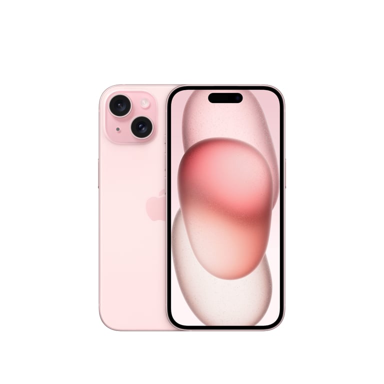 iPhone 15 (5G) 128 Go, Rose, Débloqué - Apple