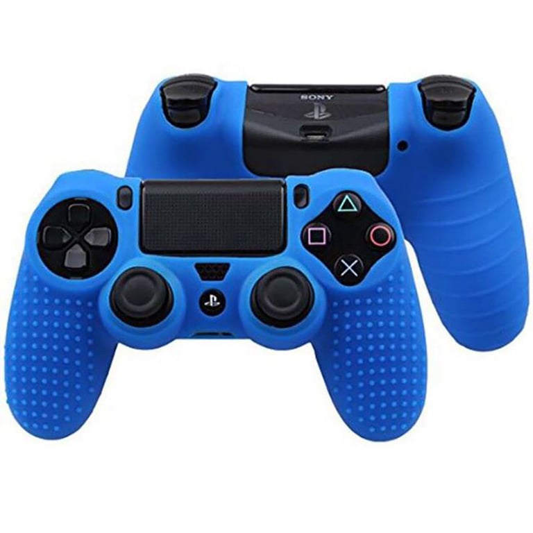 Coque Silicone pour Manette PS4 Playstation Grip Accroche Couleur Protection