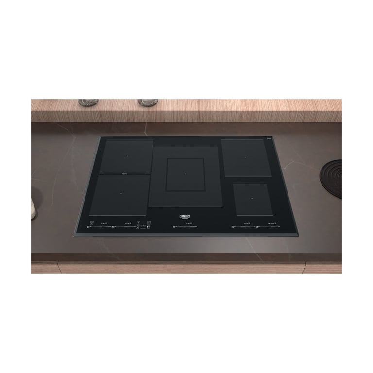 Hotpoint HT 1090 BA Noir Intégré 90 cm Plaque avec zone à induction 5 zone(s) - Neuf
