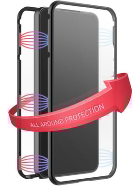 Cover protettiva ''360° Glass'' per Samsung Galaxy S22 Ultra (5G), nero