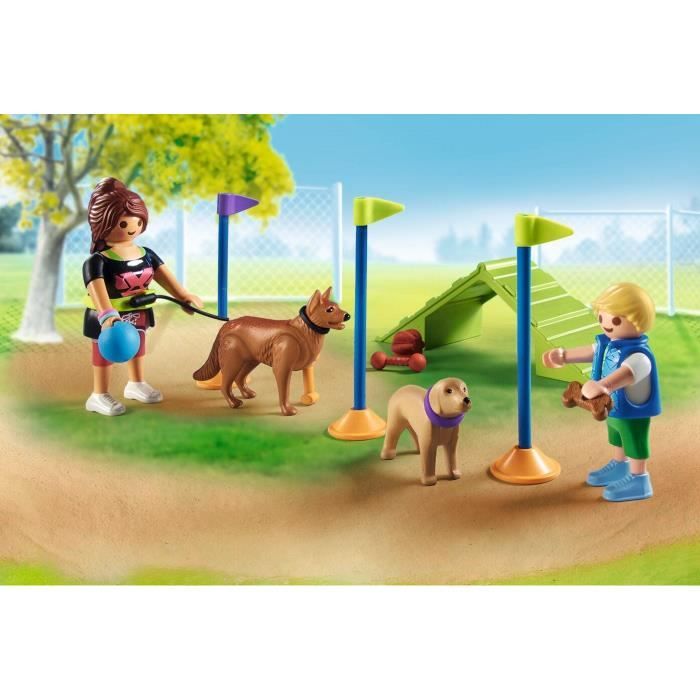 Aire De Jeux Pour Chiens Et Personnages Playmobil La Boite - vue 5