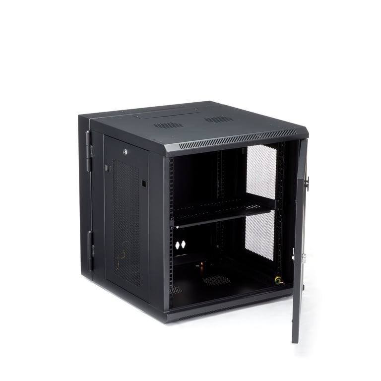 StarTech.com Armoire serveur 12U à 4 montants RK1224WALHM - vue 2