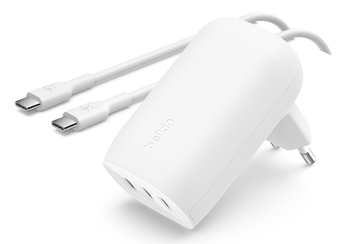 Belkin WCC002VFWH chargeur d'appareils mobiles Ordinateur portable, Smartphone, Tablette Blanc Secteur Charge rapide Intérieure - Neuf