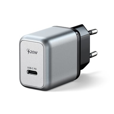 Satechi ST-UC20WCM-EU cargador de dispositivo móvil Teléfono móvil, Tableta Gris Corriente alterna Interior