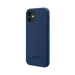 Cover in pelle scamosciata Alcantara per Apple iPhone 12 mini, blu indaco