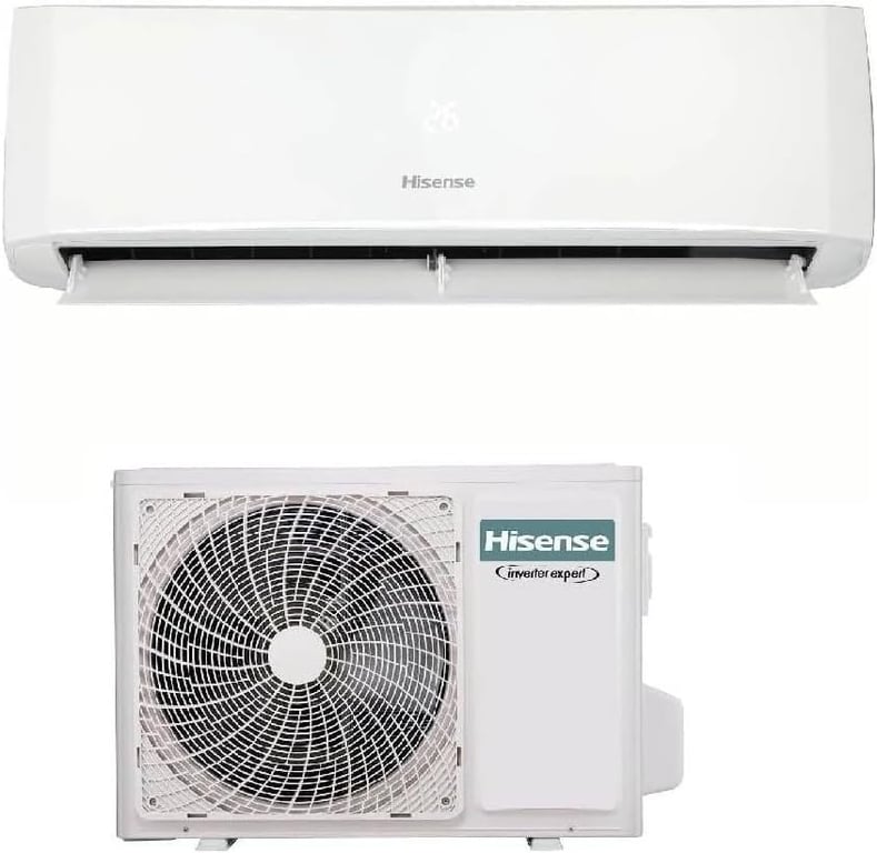 Hisense Halo+ Climatiseur Monosplit Inverter 9000 BTU CBYR094RGATYR094RW R32 Classe A++/A+ Wi Fi Neuf