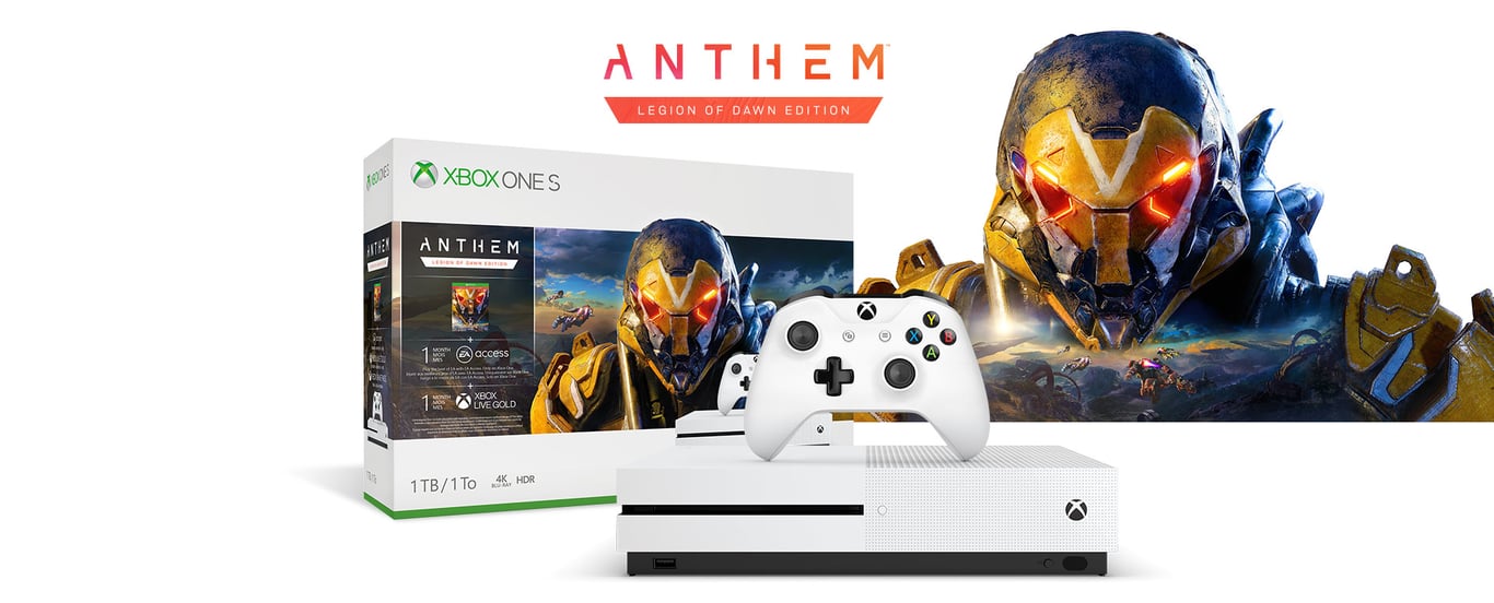 Microsoft Xbox One + Anthem Bundle Bon état - vue 2