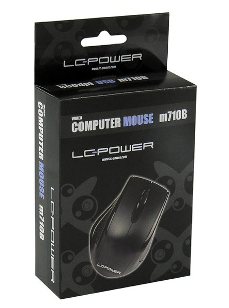 LC Power LC M710B Bureau Droitier USB Type A Optique 800 DPI Neuf - vue 2