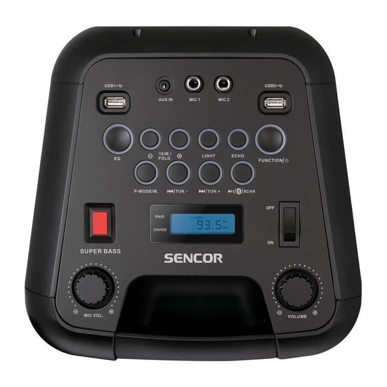 Enceinte audio sans fil SENCOR SSS 3800 30 radios FM Bluetooth Lumières LED clignotantes - vue 2